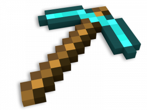 Minecraft Pickaxe PNG Photo