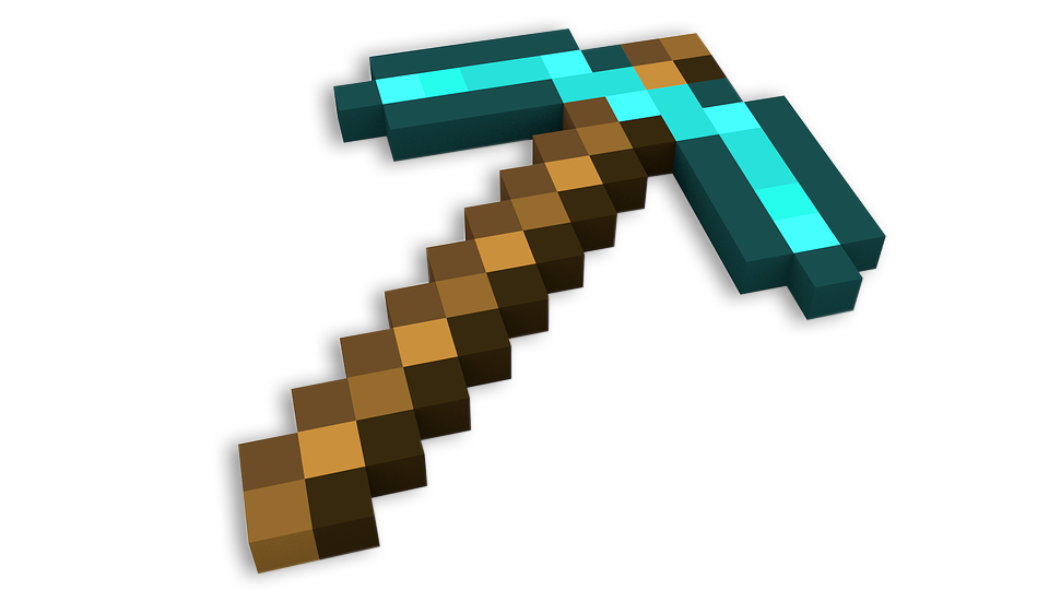 Minecraft Pickaxe PNG Photo