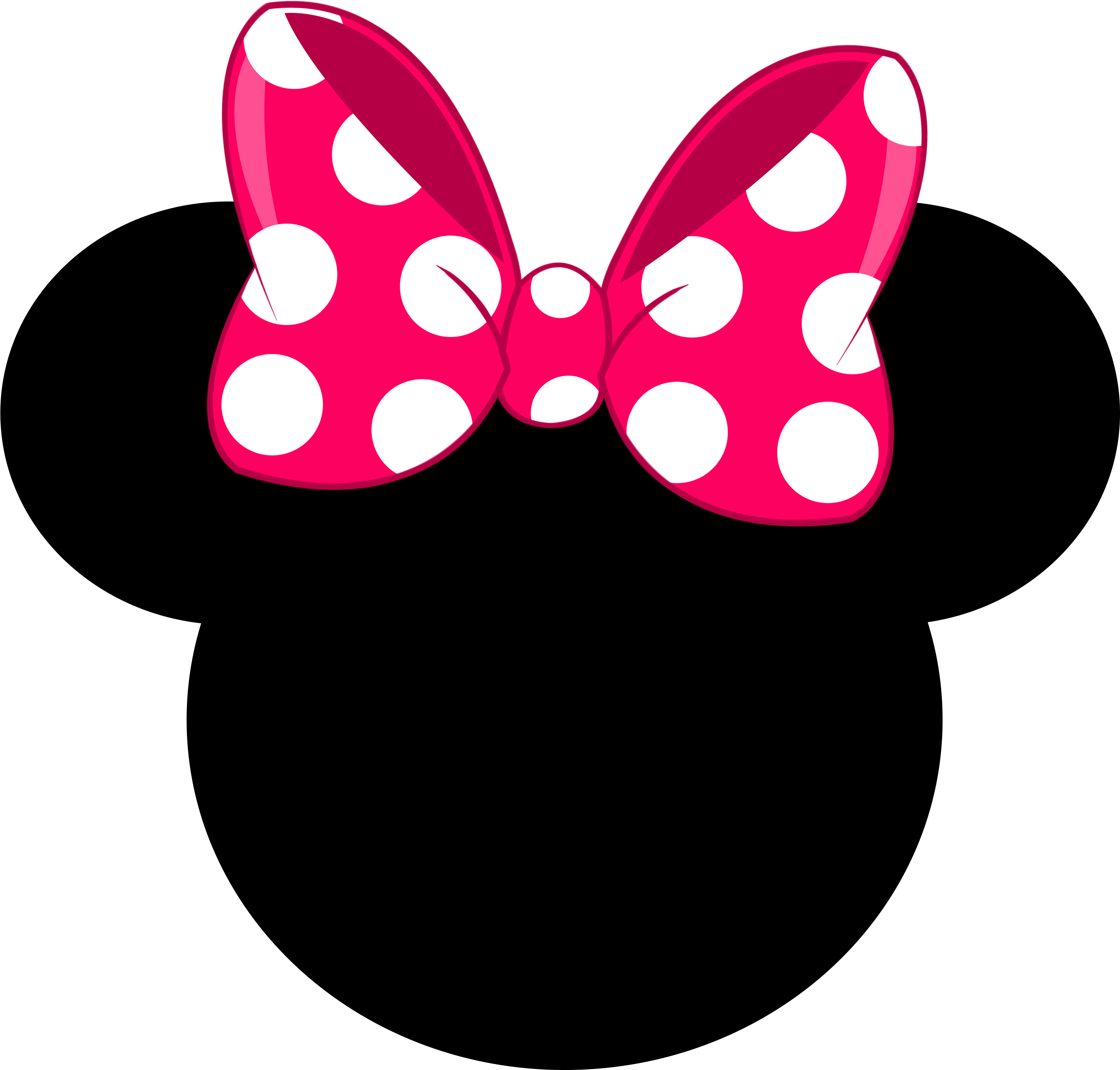 Minnie Mouse Head PNG Clipart