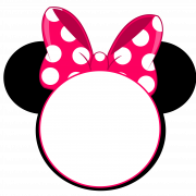 Minnie Mouse Head PNG Cutout