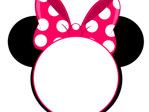 Minnie Mouse Head PNG Cutout