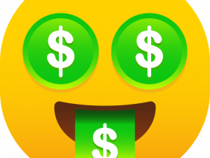 Money Emoji PNG Cutout