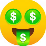 Money Face Emoji PNG Images