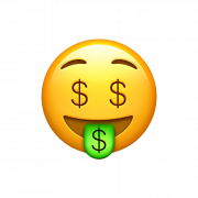 Money Face Emoji PNG Images HD