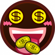 Money Face Emoji PNG Photo