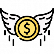 Money Flying PNG Clipart