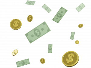 Money Flying PNG Free Image