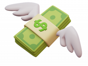 Money Flying PNG Image