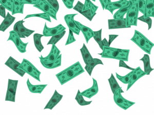 Money Flying PNG Images