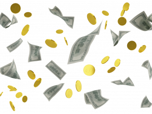 Money Flying PNG Images HD