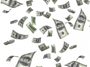 Money Flying PNG Pic