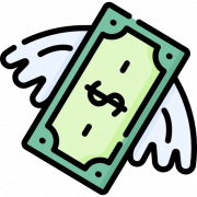 Money Flying PNG Picture