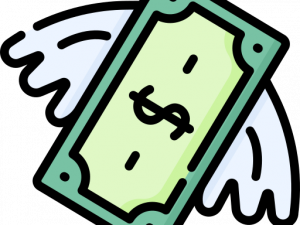 Money Flying PNG Picture