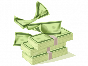 Money Pile PNG Cutout