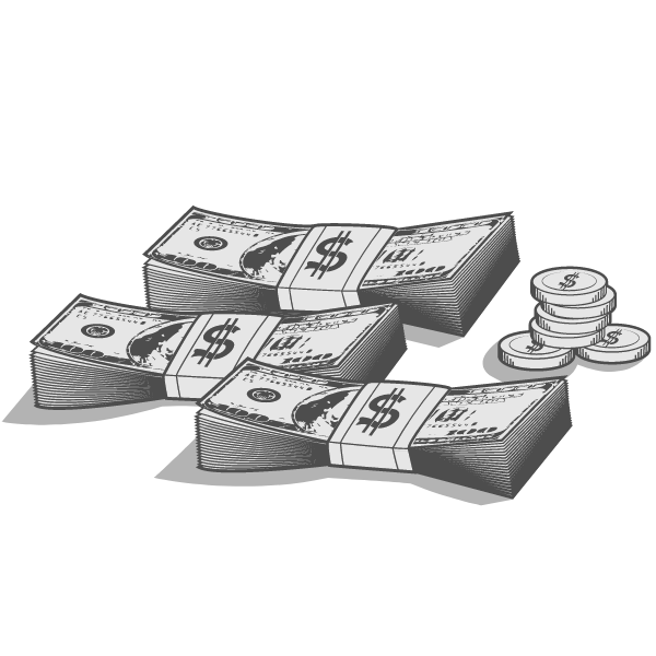 Money Pile PNG Image File