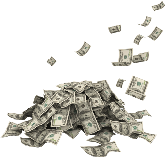 Money Pile PNG Image