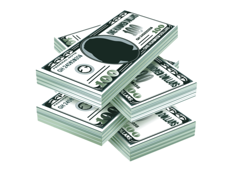 Money Pile PNG Images