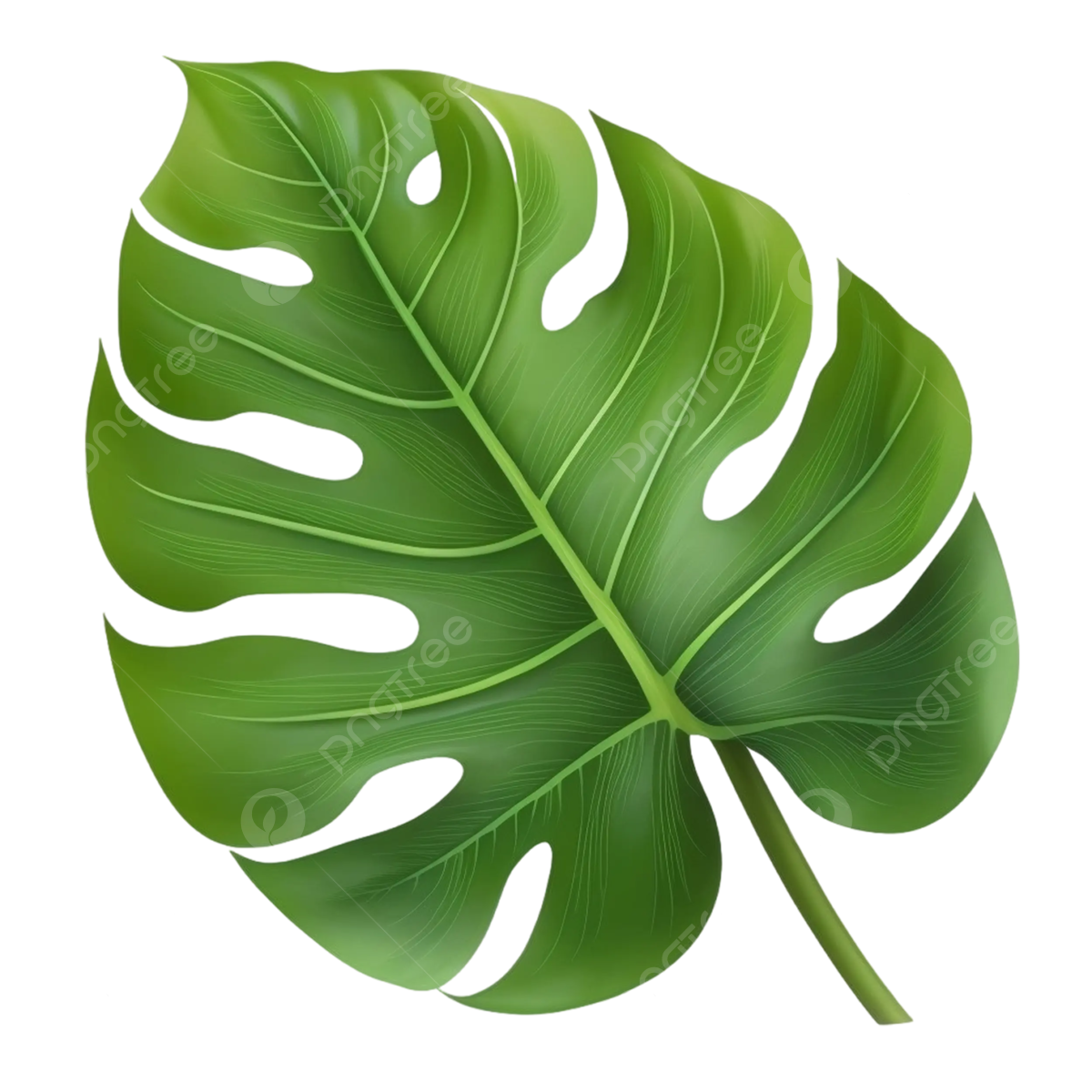 Monstera Leaf PNG Photo