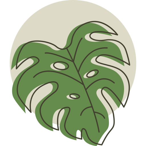 Monstera Leaf Transparent