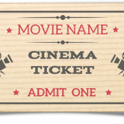 Movie Ticket No Background