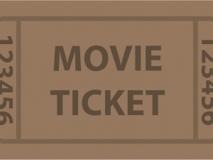 Movie Ticket PNG File