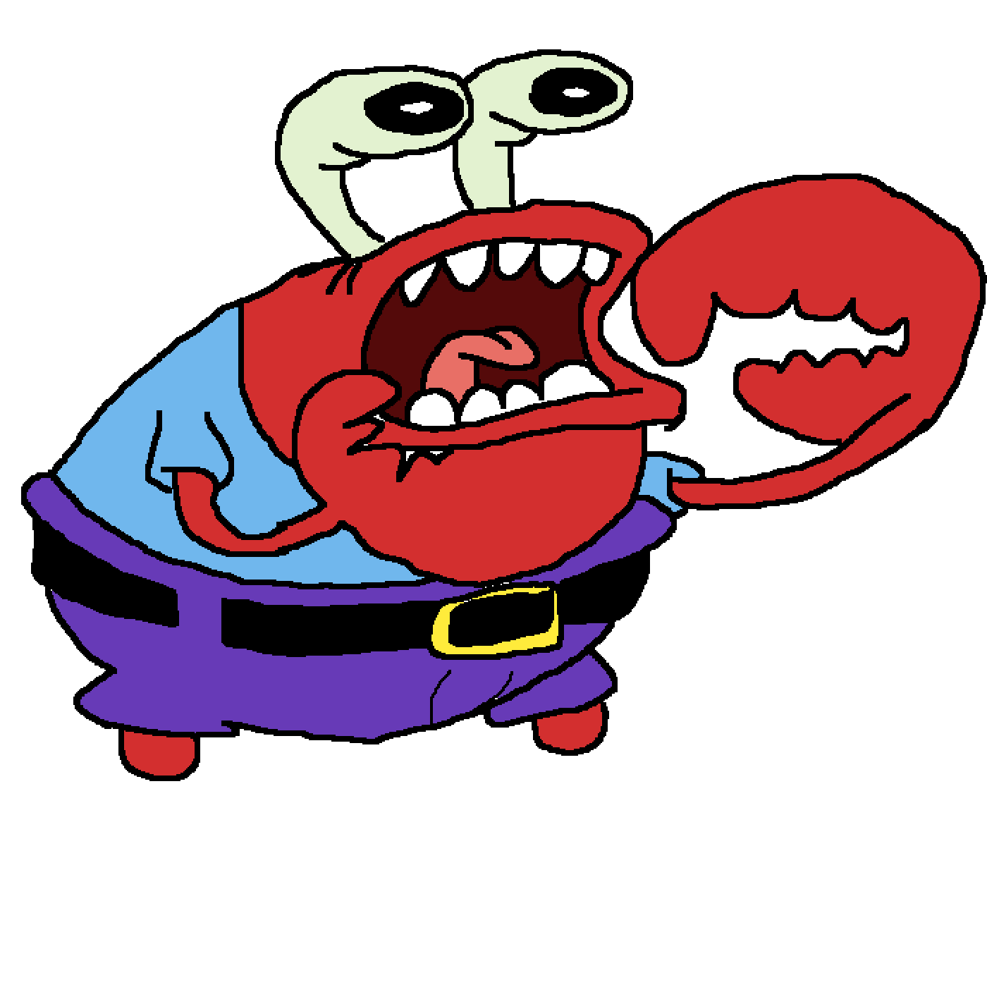 Mr Crabs PNG Cutout