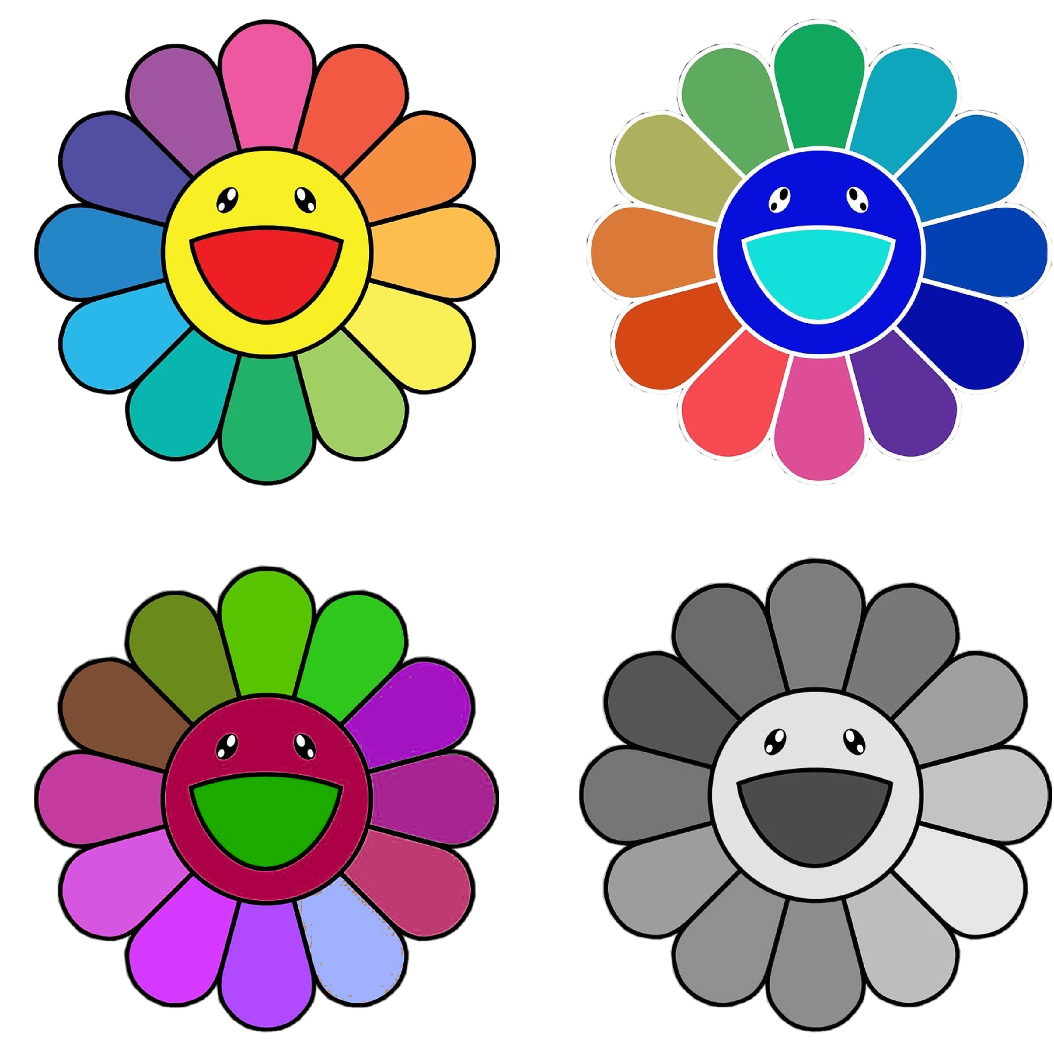 Murakami Flower PNG Image