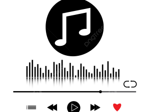 Music Player PNG Cutout