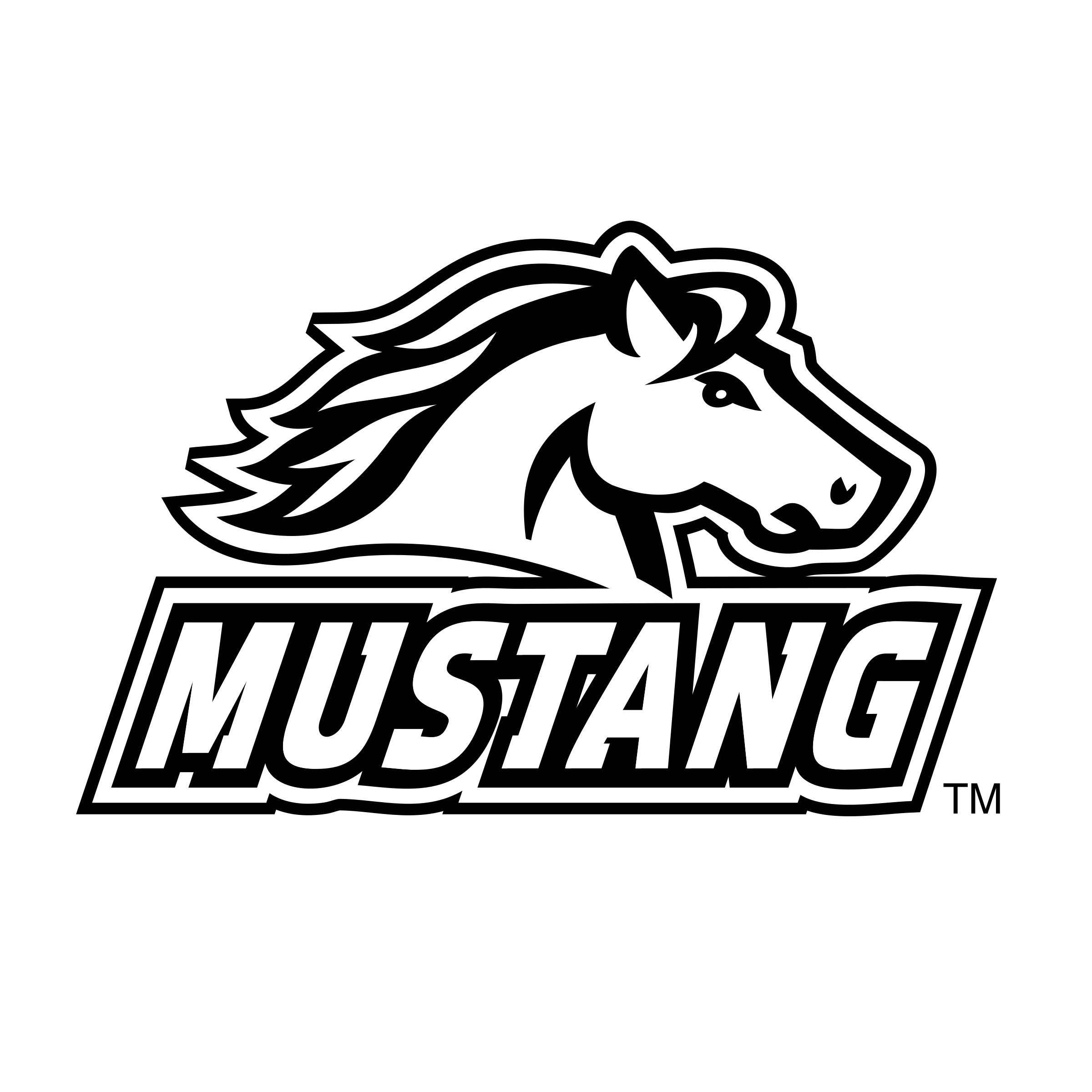 Mustang Logo PNG Clipart