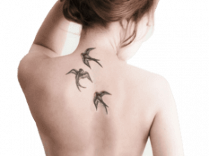 Neck Tattoo PNG Cutout