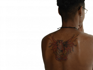 Neck Tattoo PNG Free Image