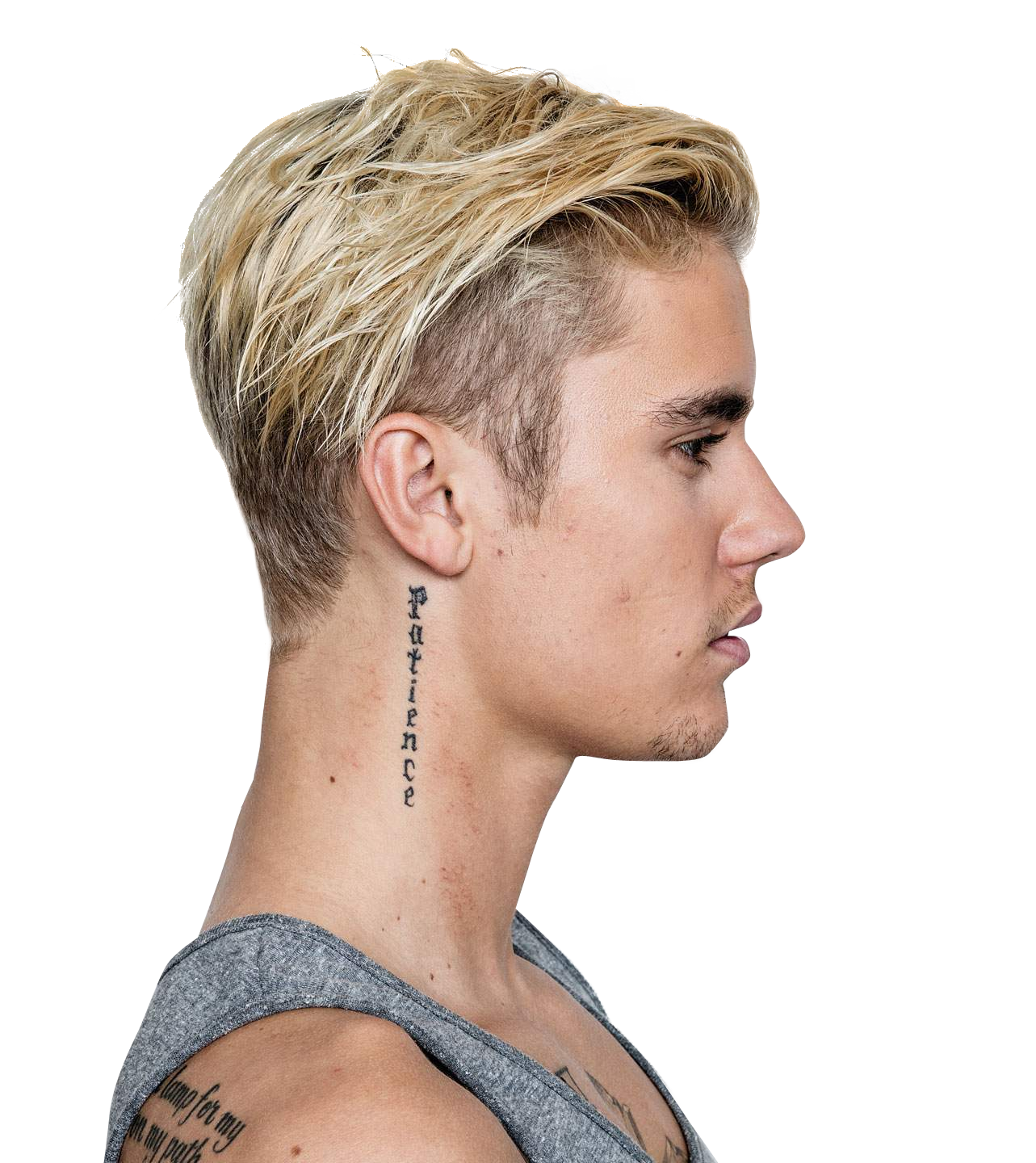 Neck Tattoo PNG Photo