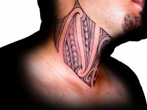 Neck Tattoo PNG Photos