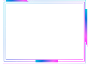 Neon Border PNG Clipart