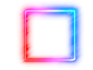 Neon Border PNG Cutout