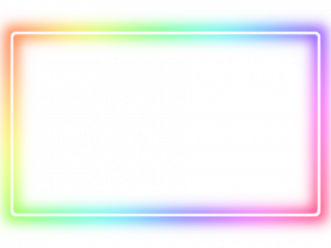 Neon Border PNG HD Image