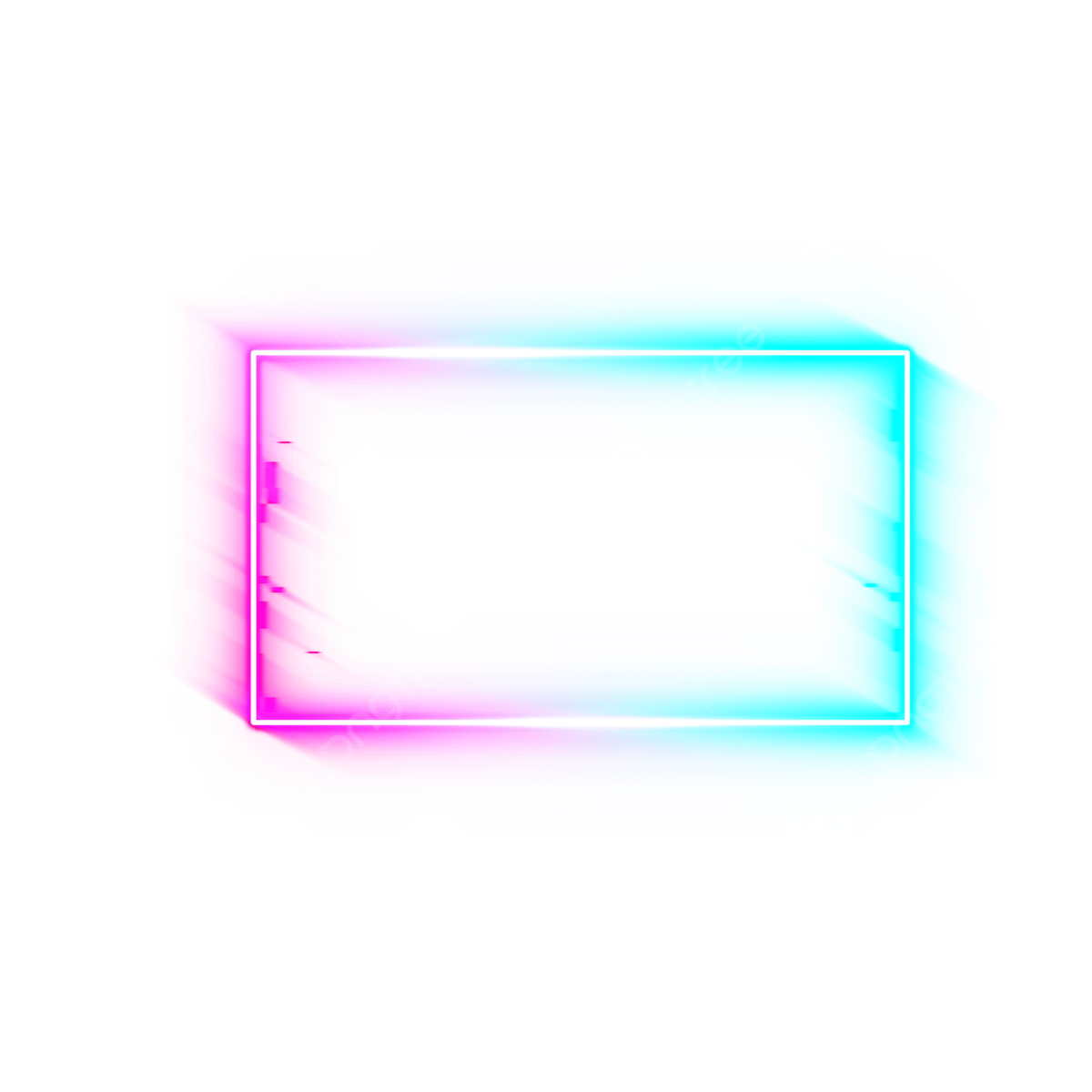 Neon Border PNG Image HD