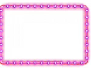 Neon Border PNG Photo