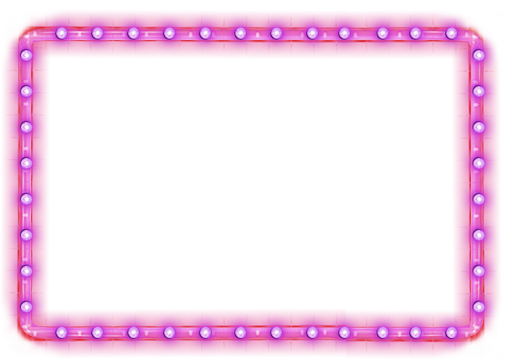 Neon Border PNG Photo