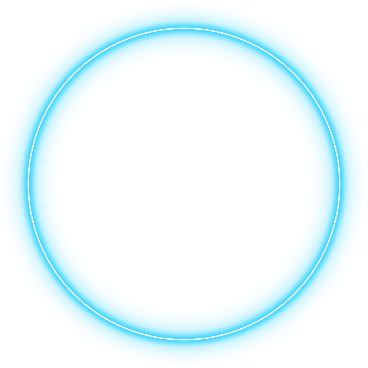 Neon Circle PNG Clipart