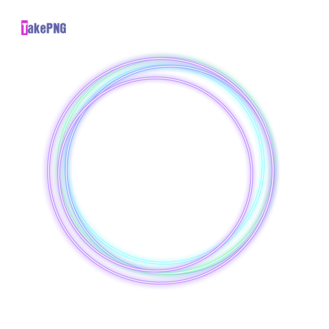 Neon Circle PNG HD Image