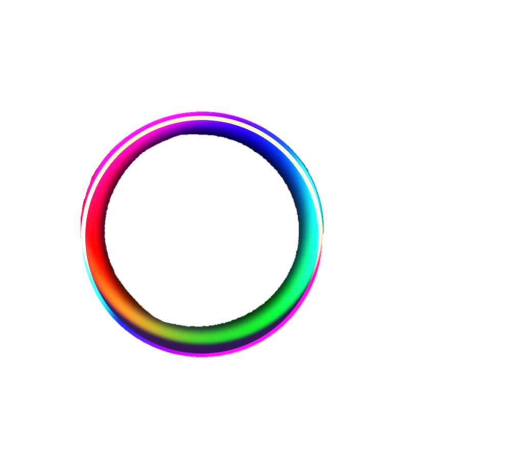 Neon Circle PNG Pic