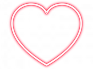 Neon Heart PNG