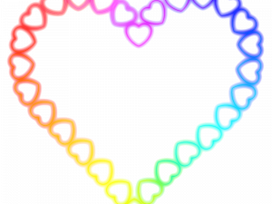 Neon Heart PNG File