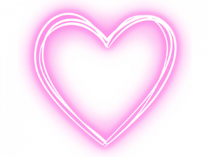 Neon Heart PNG Images