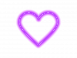 Neon Heart PNG Photos