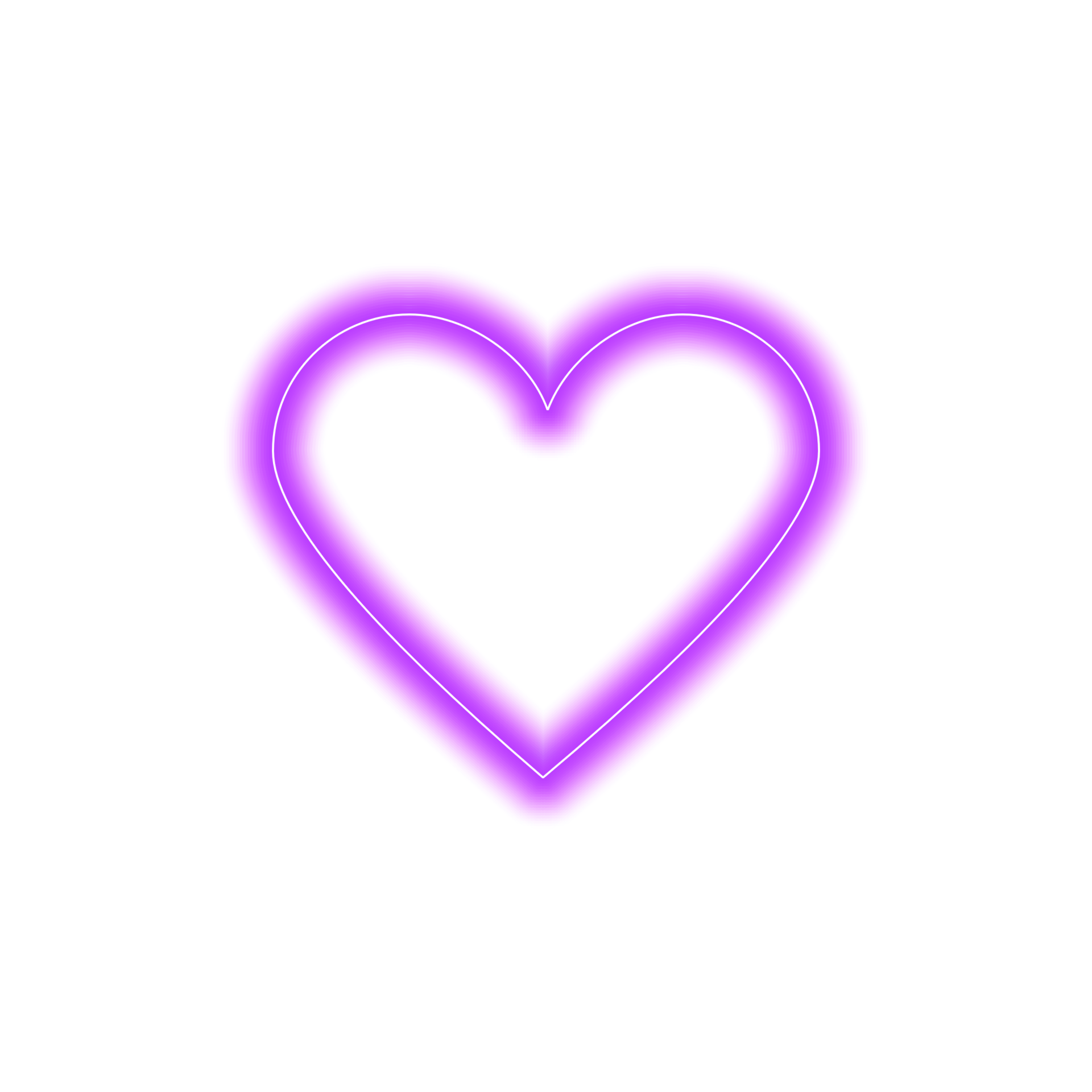 Neon Heart PNG Photos