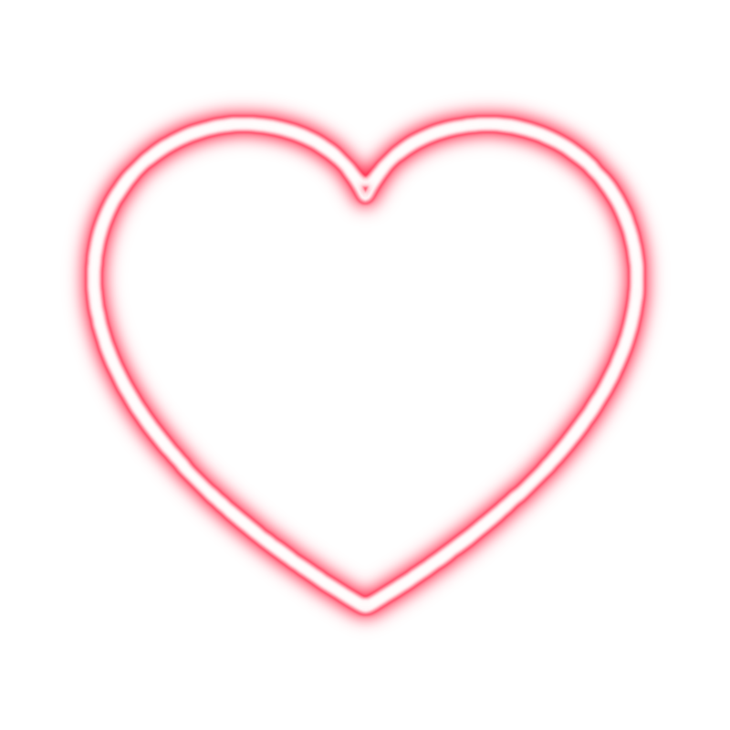 Neon Heart PNG