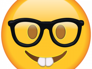 Nerdy Glasses PNG Cutout