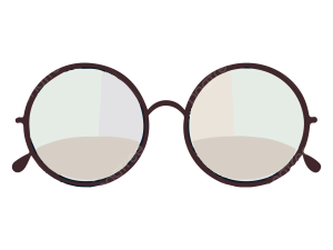 Nerdy Glasses PNG Images